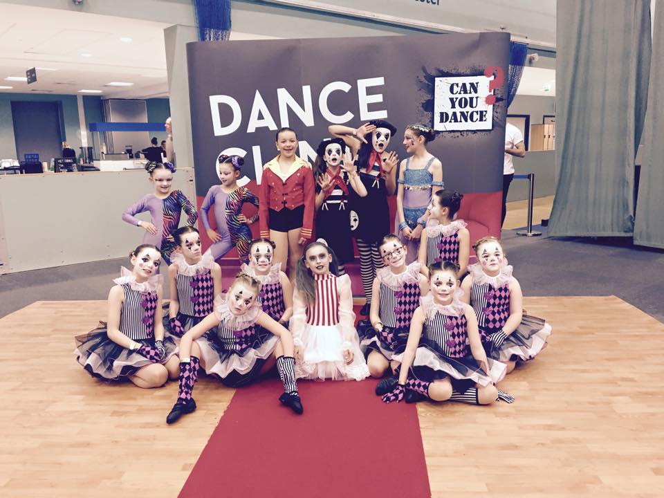 Ingram Academy team celebrating at Can You Dance