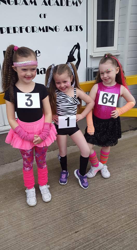 Young dancers at a dance festival